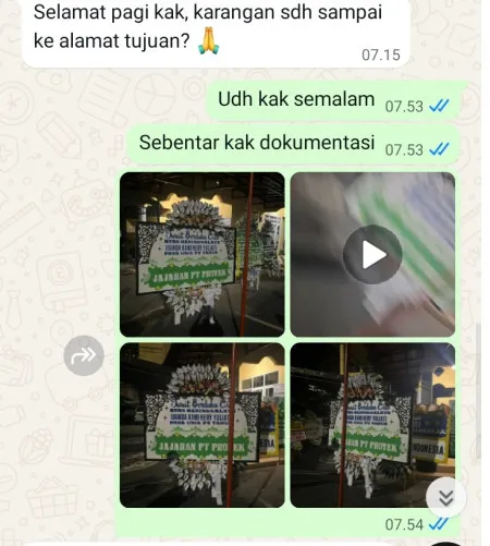 Pengiriman Papan Bunga Selamat Tanjung Cipunagara