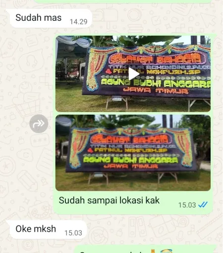 Pengiriman Papan Bunga Tanjung Cipunagara