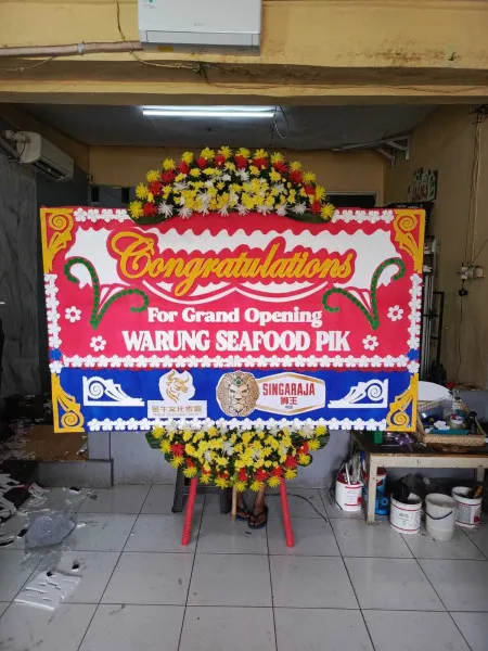 Papan Bunga Ucapan Selamat Tanjung Cipunagara